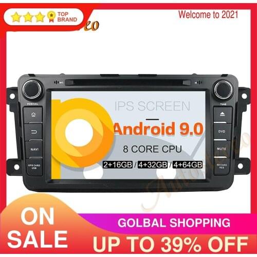 Car DVD Player Android9 PX5/PX6 GPS Navigation For Mazda CX-9 2008-2016 Auto Radio Stereo Head Unit Multimedia Player ISP Screen
