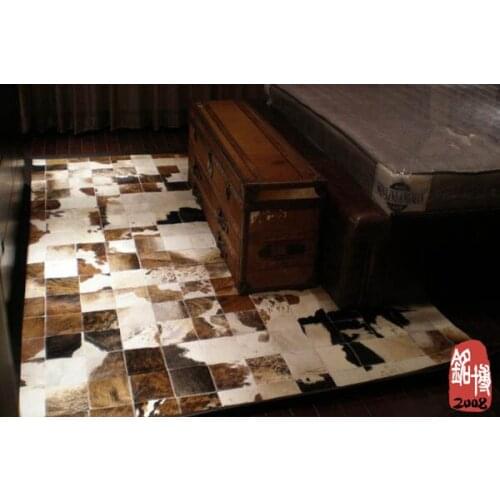 Free shipping 1 piece via DHL 100% natural cowhide leather zebra rug