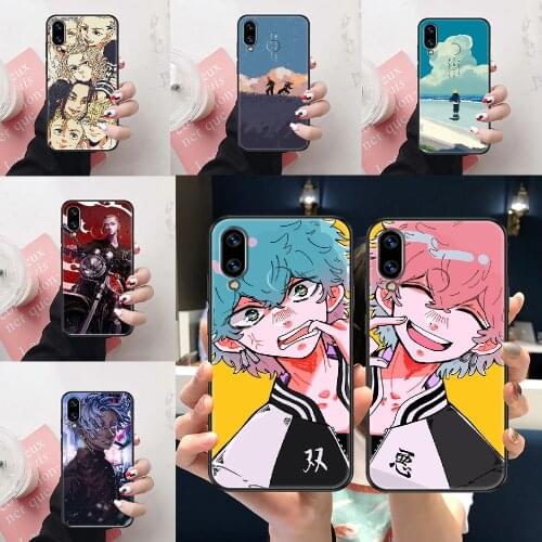 Tokyo Revengers Anime Phone Case For Huawei Honor 6A 7A 7C 8A 8X 8 9 9X 10 10i 20 Lite Pro black trend cell cover silicone funda