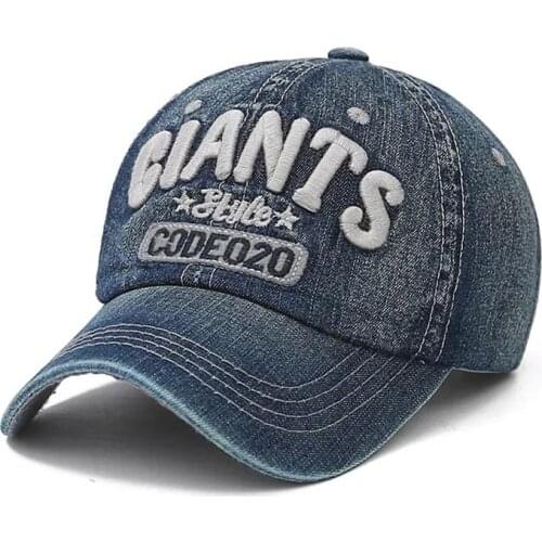 Korean spring fashion cotton washed letters cowboy baseball cap men and women outdoor sport casual adjustable shade snapback hat