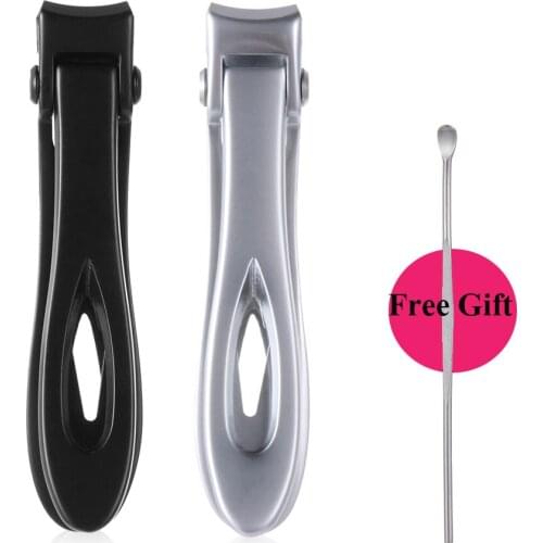 [Free Send Ear Pick] 1PC Nail Clippers Thick Nails Heavy Duty Wide Jaw Nail Clippers Hard Toenails Fingernail Manicure Tools