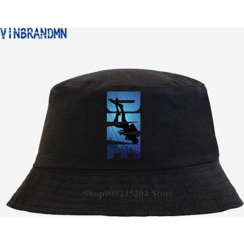 New Fashion Diver Fishing Fishermen hats Scuba Dive Brand Bucket hats Girls 100% Cotton O-Neck Diving Surfing Trendy visor hats