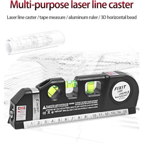 Multipurpose Laser Ruler Laser Multifunctional Laser Level And 2 Lines Spirit Level Metric Rulers Laser Straight Line Horizon
