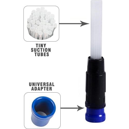 Multi-functional Straw Tube Brush Cleaner Dirt Remover Portable Universal Vacuum Attachment Tools Dusty Brush Cleaning Tool