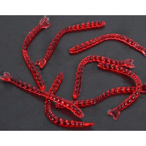 Lures soft bait worms fishing bait artificial soft lure 2cm added fishy smell fishing lure soft