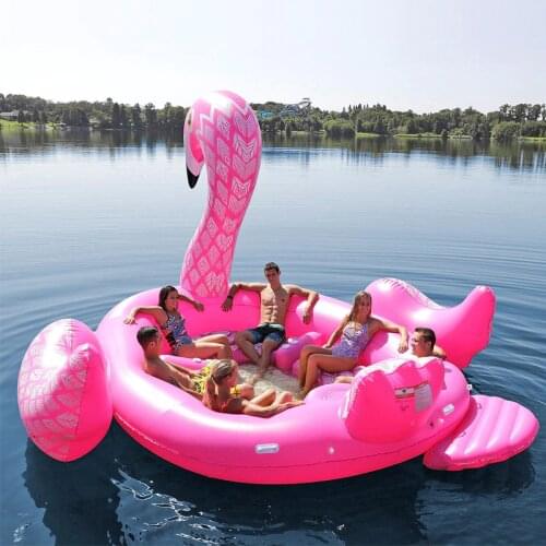 Inflatable Giant Unicorn Pool Float Island Beach Party Swimming Pool Floating Boat Summer Rest Water Toys Air Mattresse Adult