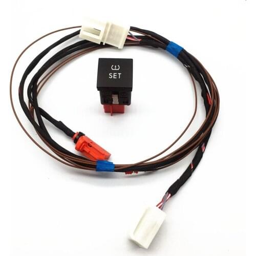 Tpms Tire Pressure Monitoring Warning Switch Button&cable Wiring Harness 56D927121 For Golf Jetta 5 MK5 6 MK6 Passat 56D927121