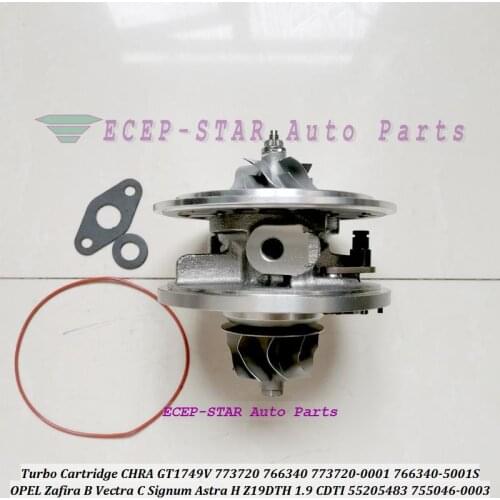 Turbo CHRA Core GT1749V 766340 766340-5001S 773720 755046 For FIAT Croma For OPEL Astra H Signum Vectra Zafira Z19DTH 1.9L CDTI