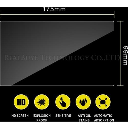 Tempered glass for Car GPS Navigation Multimedia Screen 175*99mm 175*105mm 176*99mm 176*132mm 176*134mm 177*92mm 178*133mm