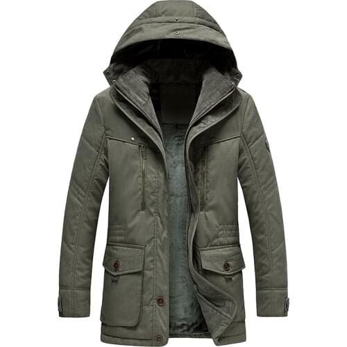 Winter Stylish Leisure Hooded Chaquetas With Fleece Jacketss for Men