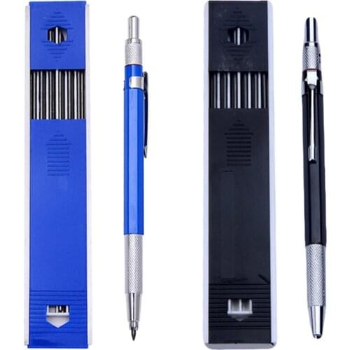 2 Sets Mechanical Pencil Automatic Lead Pencils for Carpenters Drawing Marking