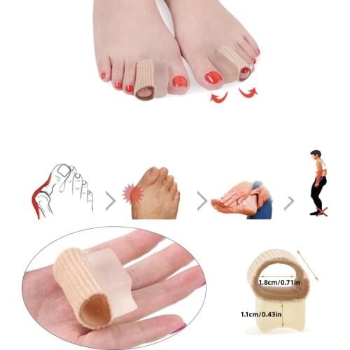 2pcs=1pair Bone Thumb Bunion Toe Separator Foot Care Gel Orthopedic Hallux Valgus Corrector Stretchers Protector Straightener