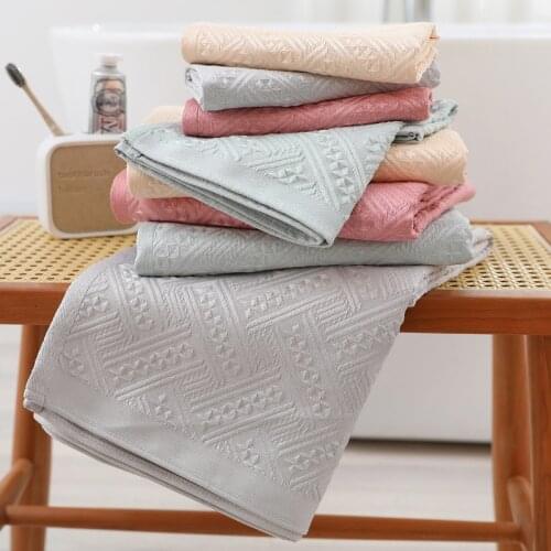2021 New Microfiber Large Towel Set Bath Towels And Face Towel For Adults High Quality Soft Shower Swimming Sport Travel Towels