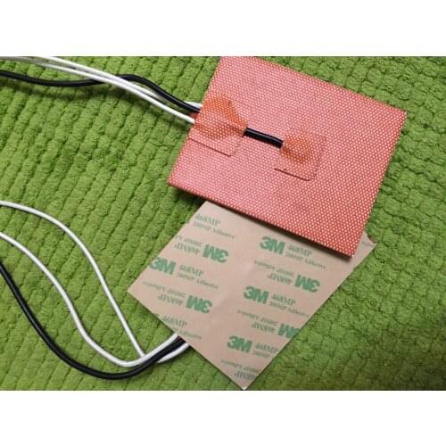 600W 230V 200X200mm, NTC 100K w/Thermistor,Silicone Heater Cube Prusa i3 RepRap 3D Printer Heater,Heatbed, Industrial Heater