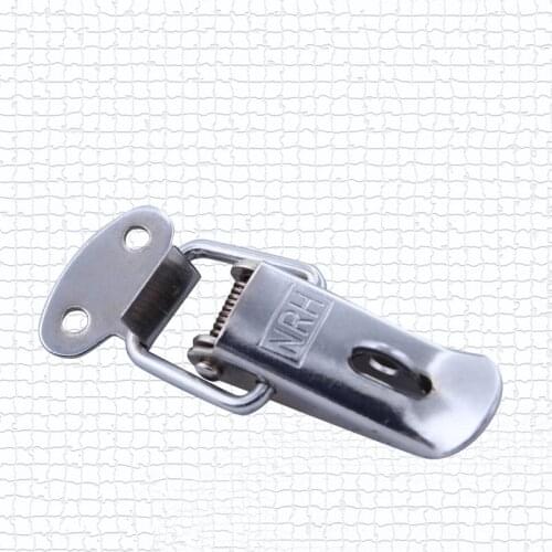 Free Shipping Metal Hasp Iron Air Box Fastener Lock Catch Case Hanging Toolbox Woodenbox DIY Hardware House Clasp Spring Buckle