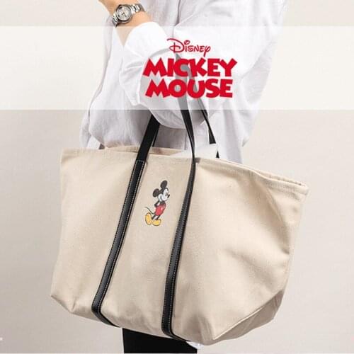 Disney Mickey large capacity bag ladies new tote bag wild ins single shoulder handbag