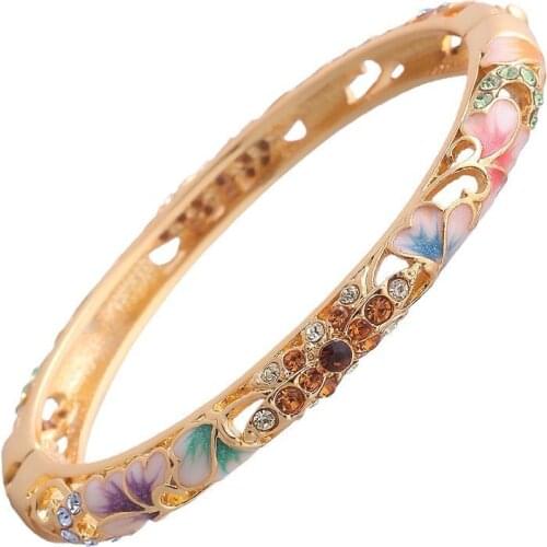 Cloisonne bracelet female characteristics of fine jewelry wholesale gold-plated bracelet national wind, Japan and gifts