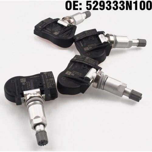 4 PCS Car Tire Pressure Monitor Sensor TPMS 529333N100 for Hyundai Sonata Equus Santa Fe For Kia Carens Ceed Sorento 2012