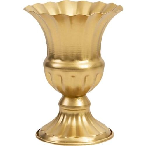 Vintage Wrought Iron Flowerpot Dried Flower Plant Flower Arrangement Vase Multicolor Dried Flower Wedding Decoration Vase