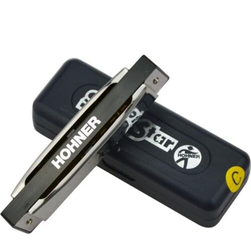 Hot Selling 10 Holes Harmonica Hohner Silver Star Key of C Blues Harp Music Instrument Mouth Organ Diatonic Gaita accordion