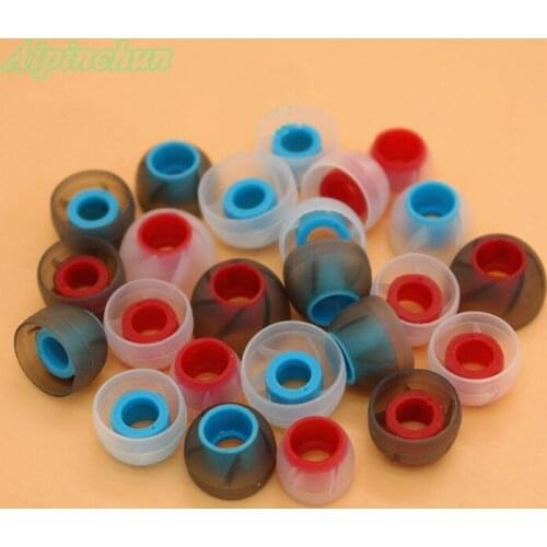 Aipinchun Wholesale 150Pairs New Style 4.5mm Silicone Earbuds Eartips Earplugs Replacement Ear Buds Tips For in-ear Earphone