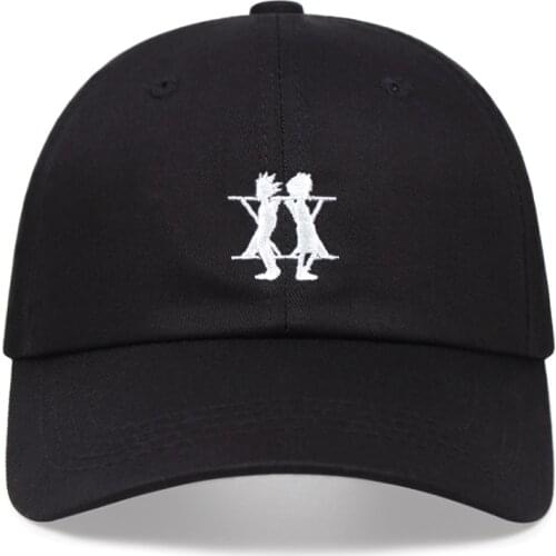 Hunter X Hunter Baseball Cap Snapback Women Men Embroidery Anime Dad Hat Cotton Four Seasons Outdoor Sun Cap Killua Zoldyck
