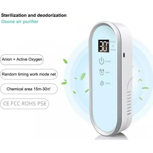 O3 Ozone Air Purifier Household Kitchen Bathroom Toilet Deodorant Eliminates Smoking Formadehyde 700w Negative Ion Purification