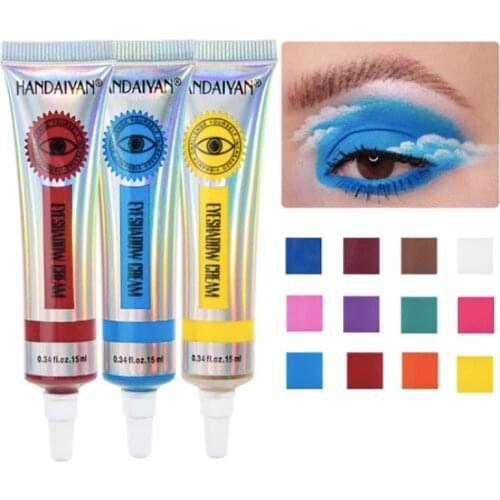 Nude​ Colour Liquid Eyeshadow Palette Shimmer Matte Ojos Paleta De Sombras Para Ombretto Pigmentos Paletka Cieni Maquillaje