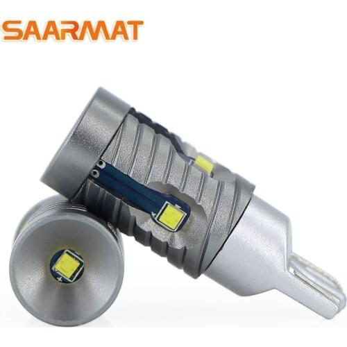 SAARMAT Auto T10 Led white 194 W5W 168 with Cree chip Car Super Bright Turn Side License Plate clearance reading Light Lamp Bulb