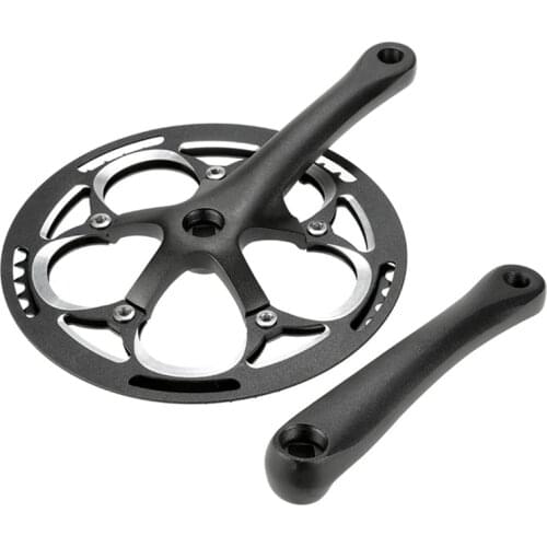 Bike 52T 170mm Crankset 6061 Alminum Alloy T6 BB 119mm With Protect Shell PCD 130mm MTB Road Bicycle Parts