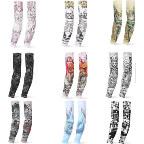 Windproof sunscreen sleeves running male ice sleeves summer outdoor riding driving thin ice silk men and women sports arm guards