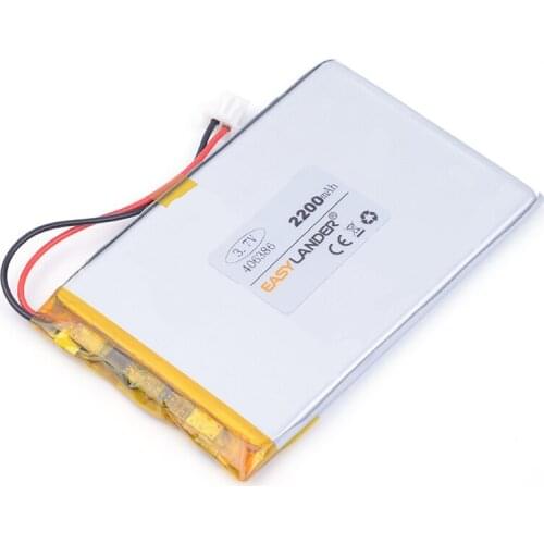 XHR-2P 2.54 406386 2200MAH lithium ion rechargeable batteries For GPS DVR toys mp3 MP4 MP5 Speaker E-book 046386