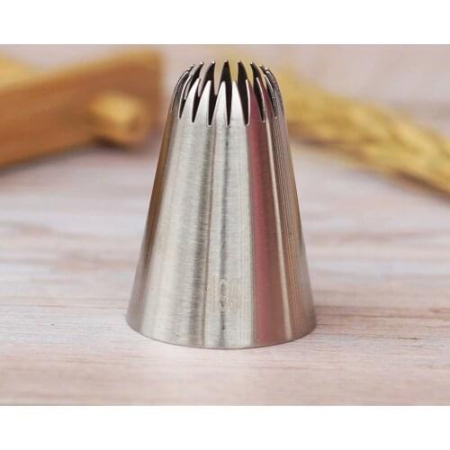 #195 Cake Decorating Pastry Piping Nozzle Icing Tips Bakeware Kitchen Cookies Tools Stainless Steel