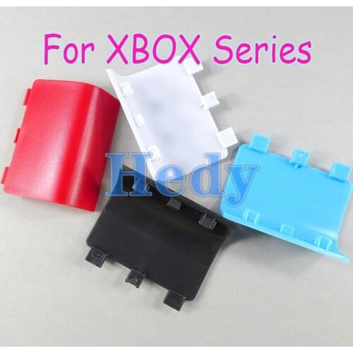 2Pcs For Xbox One Series X S Wireless Controller Plastic Battery Shell Lid Back Case Replacement Housing Door Cover