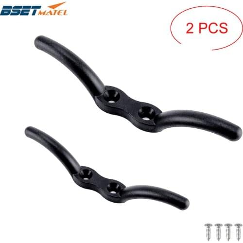 2PCS Nylon Flagpole Cleat Hook Flag Rope Cleat Sailboat Sailing Mast Halyard Boat Marine Kayak Securing Tie Down Tarps Awnings