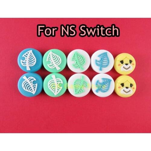 200pcs/lot for Nintendo Switch Lite Mini Joy Con Tree Leaf Bell Joystick Thumb Grip Cover Case Analog Stick Caps For Switch Lite