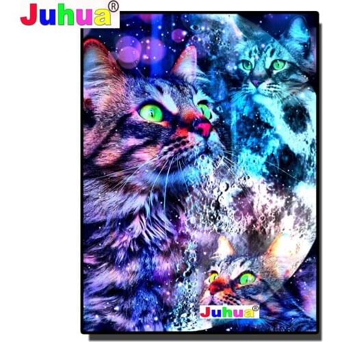 Diy diamond painting Animal Cat Picture Of rhinestone mosaic cross stitch 5d embroidery kits full square round drill Fantasy Art