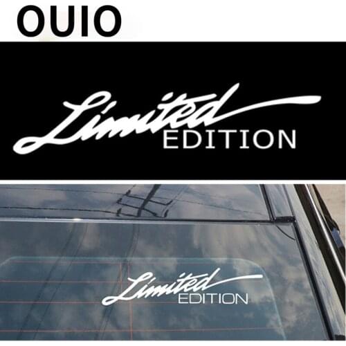 Car Sticker LIMITED EDITION Creative Vinyl Decal for Honda Civic Fit Audi A4 B8 B6 B5 B7 B9 A3 8P 8V 8L Q5 Q7 A5 A6 C6 C5 C7 tt