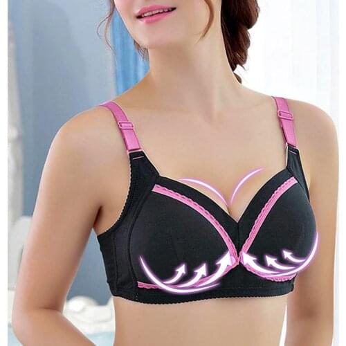 Women Sexy Push Up Bra Full Coverage Wireless Black Bra Without Straps Bra Cup Thin Underwears Bras Sexy Lingerie