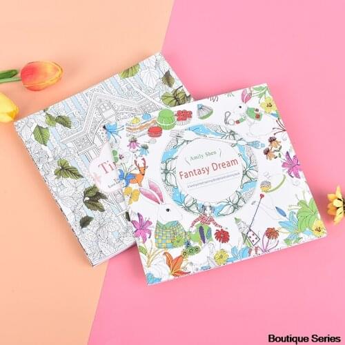 Childrens Coloring Book Interesting Painting Art Book Adult Stress Relief Passing Time