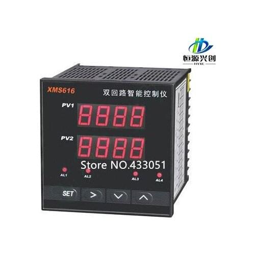 Dual - loop intelligent digital controller / 4 relay alarm output / 19 kinds of signal input/ for automatic control system