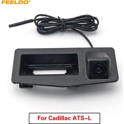 FEELDO 1Set For Cadillac ATS-L 2014/15/16 Trunk Handle Camera Original Size Parking Camera #AM2590