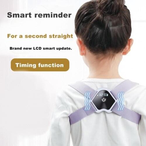 Hunchback Correction Brace Support Breathable Long Standby Smart Voice Reminder Scientific Efficient Back Corrector for Home New