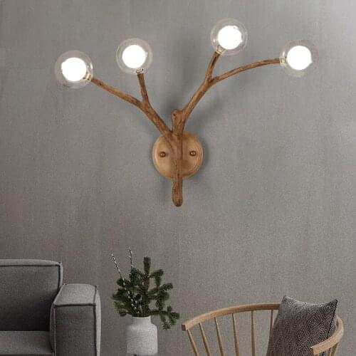 Zq American Country Personalized Wall Lamp Bed & Breakfast Bedroom Hotel Villa Decoration Decorative Lamps