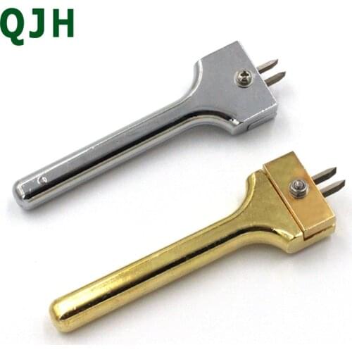 Leather Punch Tool Manual DIY Adjustable Ventilation Punch Magnetic Buckle Buckle Claw Leather Process Installation Punch Tool