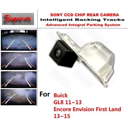 For Buick GL8 Encore Envision First Land CCD Car Backup Parking Camera Intelligent Tracks Dynamic Guidance Rear View Camera