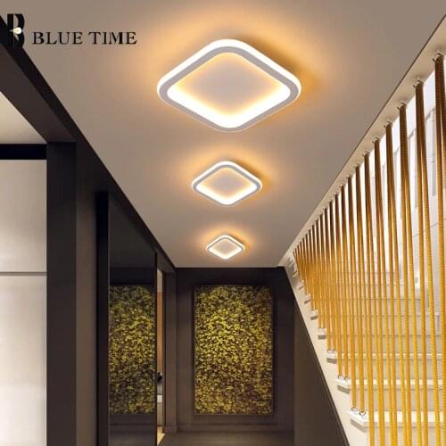 Square Round LED Chandeliers Indoor Lighting Lights for Bedroom Dining Room Living Room Aisle Corridor Ceiling Chandelier Lamps