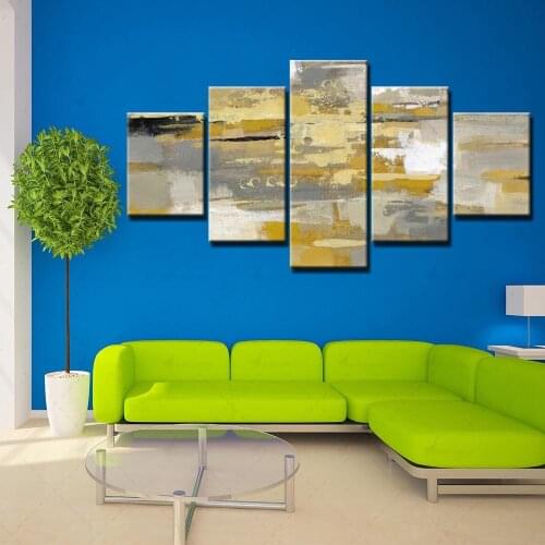 Modular Hd Prints Picture Watercolor Paintings Home Abstract Decoration Canvas 5 Panel Poster Wall Art For Living Room Framework