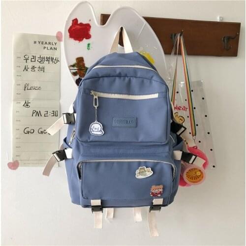 School bag female college student college Fengsen student backpack cute backpack