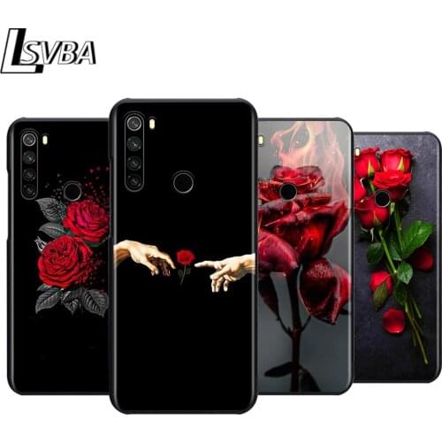 Beautiful Red Roses Silicone Phone Case For Xiaomi Redmi Note 9 9S Max 8T 8 7 6 5 Pro 5A 4X 4 Soft Black Cover